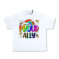 White proud ally Urban Heavy Tee - LillyAllenDesigns