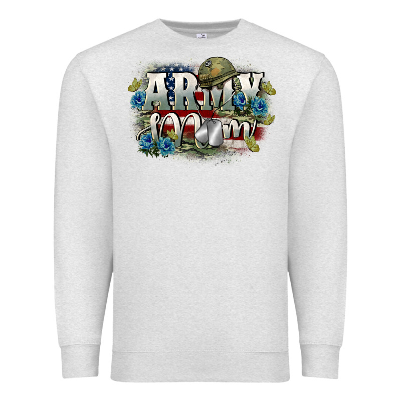 Army Mom Mother's Day Premium Sweatshirt by FaDigitalArtStudio | Teevron
