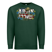Sports Green Army mom Mother's Day Premium Sweatshirt - FaDigitalArtStudio