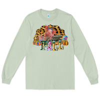 Matcha Fall Scene Pumpkin Watercolor Pig Wagon Serape Cheetah Long Sleeve Tee - Bettercallsaul