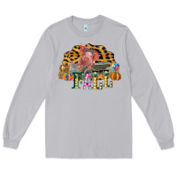 Moon Dust Fall Scene Pumpkin Watercolor Pig Wagon Serape Cheetah Long Sleeve Tee - Bettercallsaul