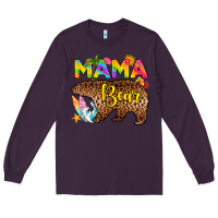 Plum mama bear summer Long Sleeve Tee - RanaPortraitStore