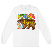 White mama bear summer Long Sleeve Tee - RanaPortraitStore