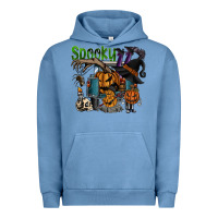 Pigment Pebble Blue spooky Urban Hoodie - SublimationCraftShop