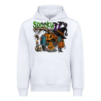 White spooky Urban Hoodie - SublimationCraftShop