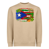 Mushroom Mexico and Puerto Rico flag Heavyweight Sweatshirt - texasbilliewilder