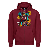 Burgundy Super mom super wife super tired Zipper Hoodie - CowGirlArtShop