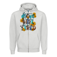 Dove Grey Super mom super wife super tired Zipper Hoodie - CowGirlArtShop