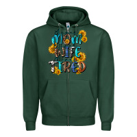 Sports Green Super mom super wife super tired Zipper Hoodie - CowGirlArtShop