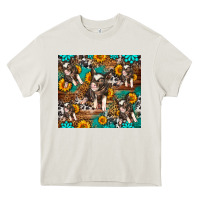 Cream Western Pigs Heavy Core Tee - LillyAllenDesigns