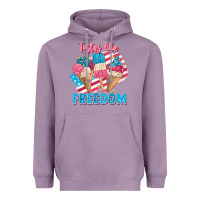 Lavender Tastes like freedom 4th of July Heavyweight Hoodie - FaDigitalArtStudio