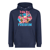 Navy Tastes like freedom 4th of July Heavyweight Hoodie - FaDigitalArtStudio