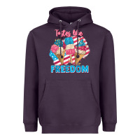 Plum Tastes like freedom 4th of July Heavyweight Hoodie - FaDigitalArtStudio