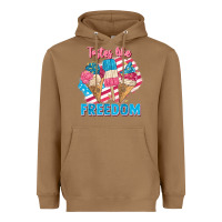 Toasted Coconut Tastes like freedom 4th of July Heavyweight Hoodie - FaDigitalArtStudio