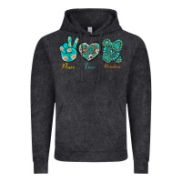 Peace Love Gemstone Vintage Hoodie | Teevron
