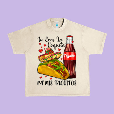 Tu Eres La Coquita Pa Mis Taquitos Urban Heavy Tee Designed By Lillyallendesigns