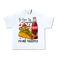 White tu eres la coquita pa mis taquitos Urban Heavy Tee - LillyAllenDesigns
