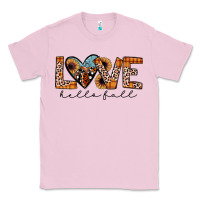 Bubblegum Pink hello fall love Classic Tee - JahusDesignShop