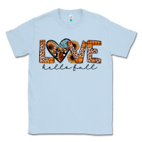 Dusty Blue hello fall love Classic Tee - JahusDesignShop