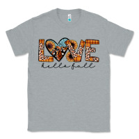 Heather Grey hello fall love Classic Tee - JahusDesignShop
