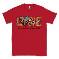 Red hello fall love Classic Tee - JahusDesignShop