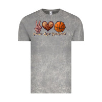 Cloud Rock peace love basketball Vintage Tee - JahusDesignShop
