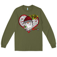 Army Green Valentine's Day Gnome Long Sleeve Tee - Bettercallsaul