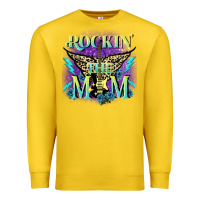Lemon Rockin' the mom Mother's Day Premium Sweatshirt - FaDigitalArtStudio
