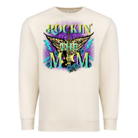 Sandshell Rockin' the mom Mother's Day Premium Sweatshirt - FaDigitalArtStudio
