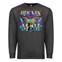 Smoke Rockin' the mom Mother's Day Premium Sweatshirt - FaDigitalArtStudio