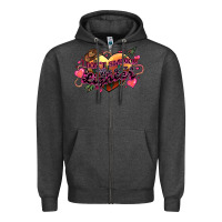 Charcoal Heather I don't smoke but he's got a lighter Zipper Hoodie - HowdyJamesFarm