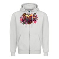 Dove Grey I don't smoke but he's got a lighter Zipper Hoodie - HowdyJamesFarm