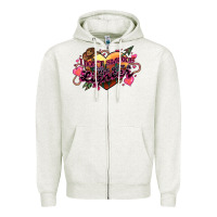 Oatmeal Heather I don't smoke but he's got a lighter Zipper Hoodie - HowdyJamesFarm