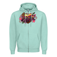 Seafoam I don't smoke but he's got a lighter Zipper Hoodie - HowdyJamesFarm
