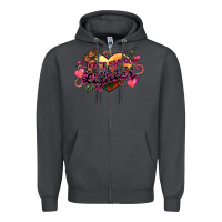 Smoke I don't smoke but he's got a lighter Zipper Hoodie - HowdyJamesFarm