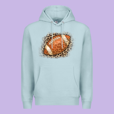 American Football Leopard Premium Hoodie Designed By Cowcowdesign