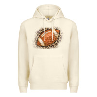 Sandshell American Football Leopard Premium Hoodie - CowCowDesign
