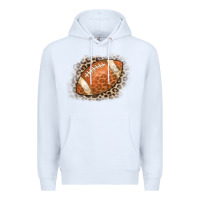 White American Football Leopard Premium Hoodie - CowCowDesign