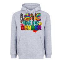 Heather Grey love has no gender pride Heavyweight Hoodie - FaDigitalArtStudio
