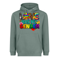 Sage love has no gender pride Heavyweight Hoodie - FaDigitalArtStudio