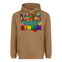 Toasted Coconut love has no gender pride Heavyweight Hoodie - FaDigitalArtStudio