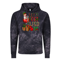 Cloud Black Let's Get Elfed Up Christmas Vintage Hoodie - BundleAndBundleShop