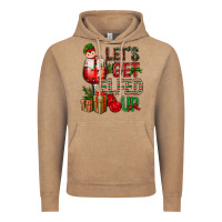 Vintage Coffee Let's Get Elfed Up Christmas Vintage Hoodie - BundleAndBundleShop