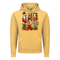 Vintage Mustard Let's Get Elfed Up Christmas Vintage Hoodie - BundleAndBundleShop