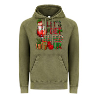 Vintage Olive Let's Get Elfed Up Christmas Vintage Hoodie - BundleAndBundleShop