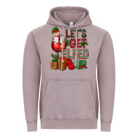 Vintage Zinc Let's Get Elfed Up Christmas Vintage Hoodie - BundleAndBundleShop