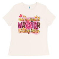 Bone this is what a warrior looks like Ladies Tee - NancyCooperArtShop