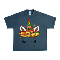 Midnight Navy unicorn and sombrero Urban Heavy Tee - LillyAllenDesigns