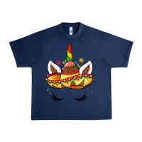 Navy unicorn and sombrero Urban Heavy Tee - LillyAllenDesigns