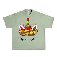 Oil Green unicorn and sombrero Urban Heavy Tee - LillyAllenDesigns